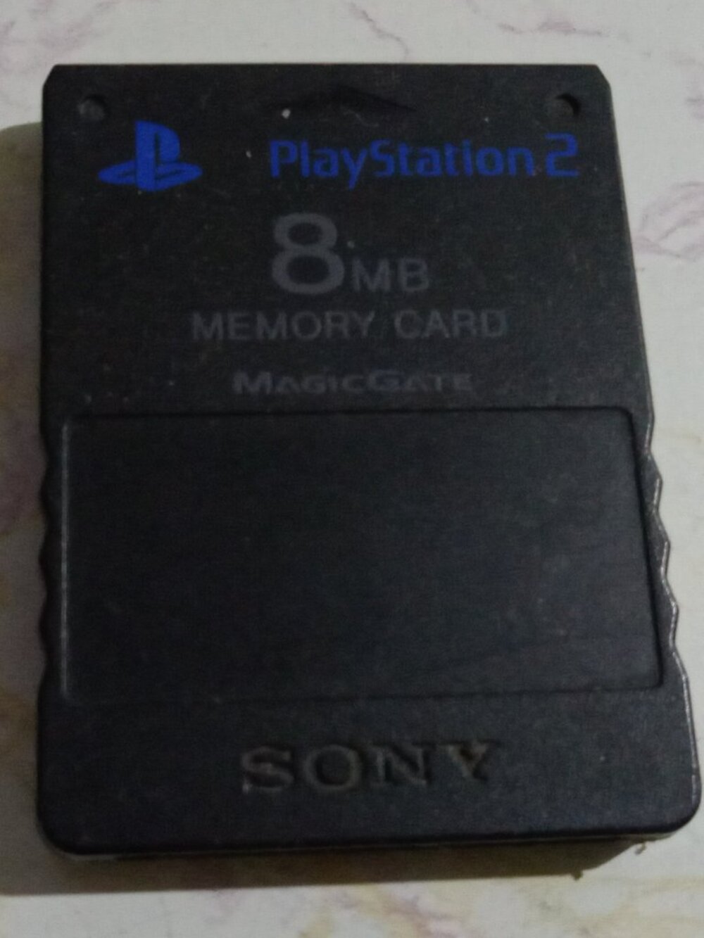 PS2 8MB Memory Card Sony Playstation 2 Official Brand Black